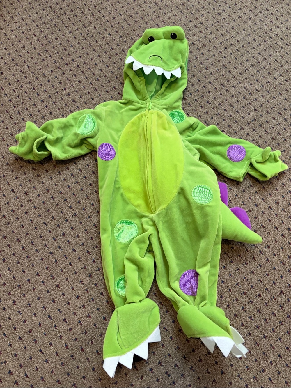 Dinosaur Kids Zip up Costume